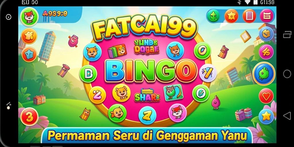 Screenshot gameplay <strong>FATCAI99</strong> yang menunjukkan keseruan bermain Bingo.