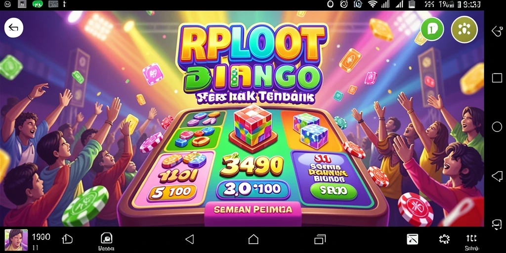 Tampilan gameplay Bingo yang menarik dan seru di RPLOOT.
