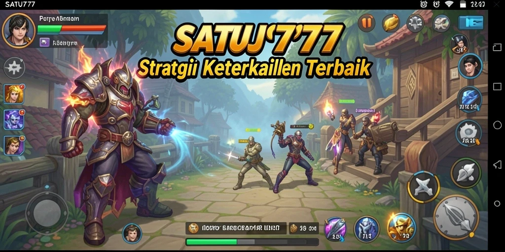 Tampilan gameplay SATU77 yang seru dan mendebarkan