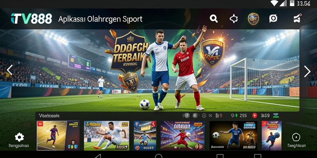 Tampilan gameplay menarik dari TV888 dalam aksi olahraga.