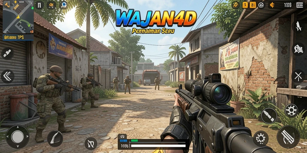 Tampilan menarik dari gameplay WAJAN4D yang menegangkan.