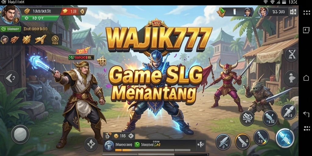 Tangkapan layar gameplay menampilkan pertempuran epik di WAJIK777.